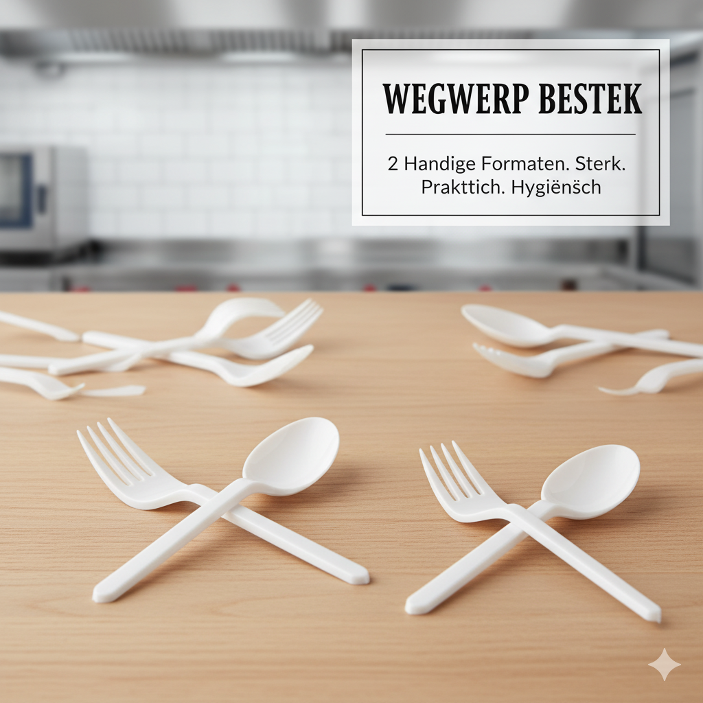 Plastic vork en Laple